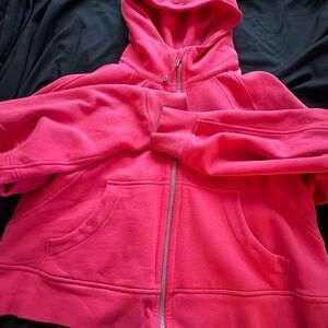 Vibrant Pink Lululemon Zip-Up Hoodie